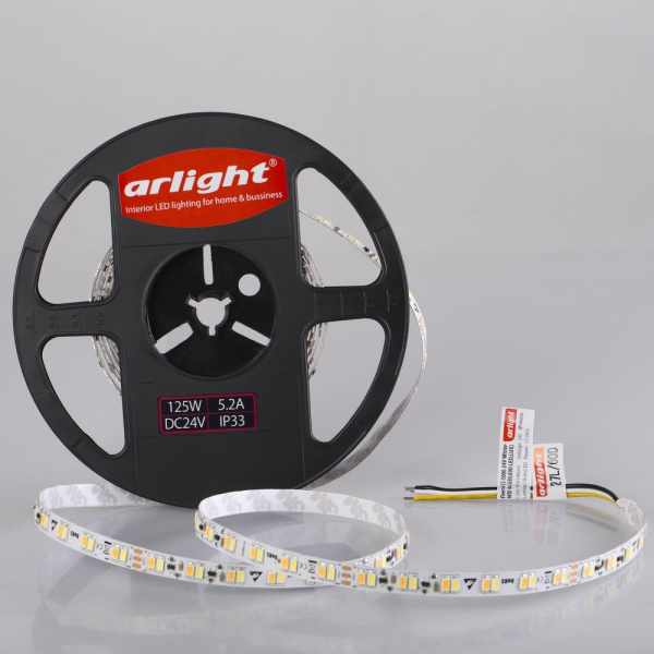 Лента IC2-5000 24V White-MIX 4x (5630, 600 LED, LUX) (Arlight, 25 Вт/м, IP20)
