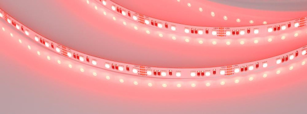 Лента RT-A120-8mm 24V RGB (12 W/m, IP20, 2835, 5m) (Arlight, 5 лет)