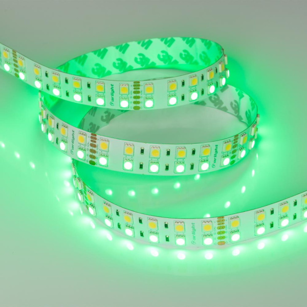 Лента RT 2-5000 24V RGB-White 2x2 (5060, 720 LED, LUX) (Arlight, 32 Вт/м, IP20)
