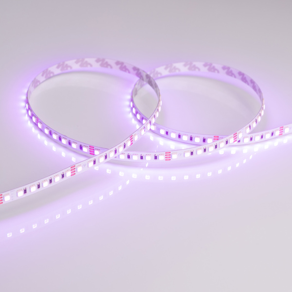 Лента RT 2-5000 24V RGB 8mm (3838, 120 LED/m, LUX) (Arlight, 11 Вт/м, IP20)