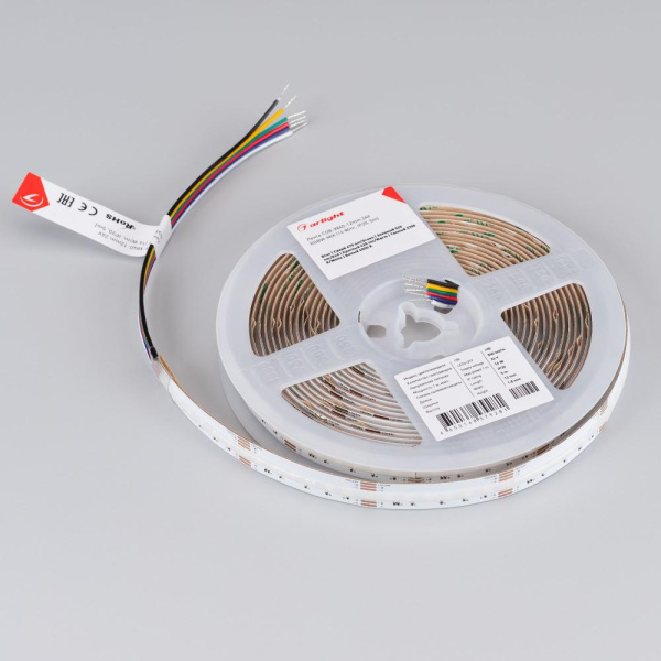 Лента COB-X840-12mm 24V RGBW-MIX (16 W/m, IP20, 5m) (Arlight, -)
