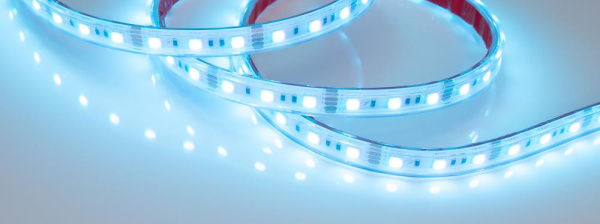 Лента RTW 2-5000PS 12V RGB 2x (5060, 300 LED, LUX) (Arlight, 14.4 Вт/м, IP67)