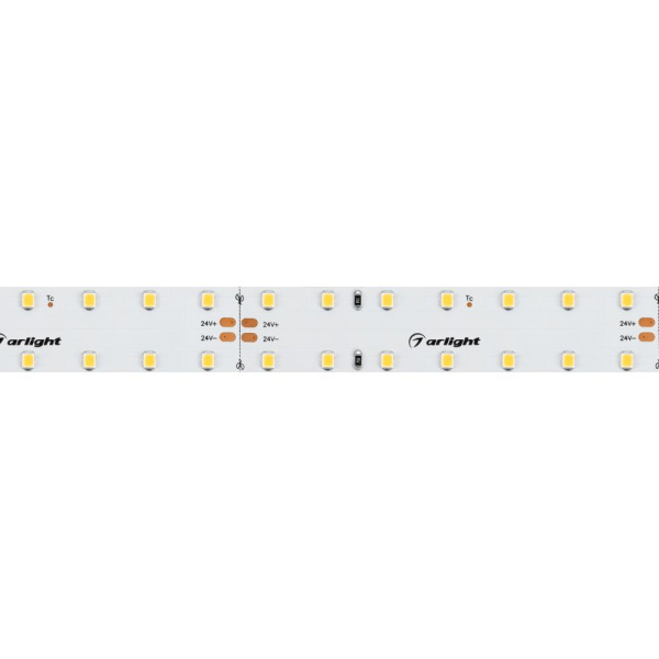 Лента RT 2-4700 24V Warm3000 20mm (2835, 140 LED/m, LUX) (Arlight, 21.6 Вт/м, IP20)