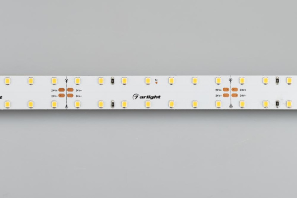 Лента RT 2-4700 24V Warm3000 20mm (2835, 140 LED/m, LUX) (Arlight, 21.6 Вт/м, IP20)