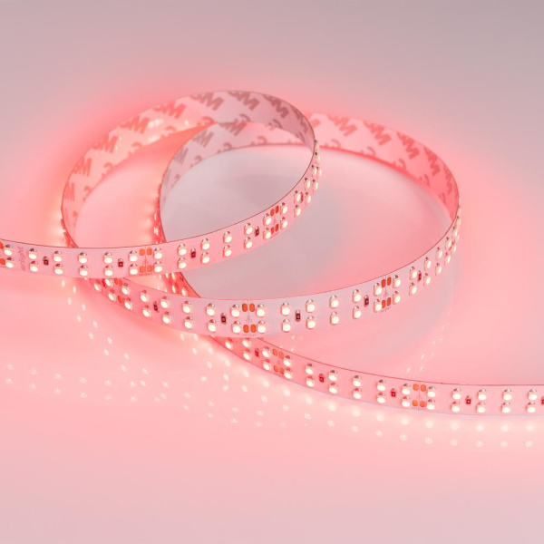 Лента RT 2-5000 24V Red 2x2 (3528, 1200 LED, LUX) (Arlight, 19.2 Вт/м, IP20)