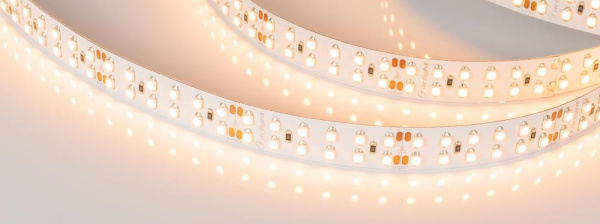 Лента RT-A240-15mm 24V Warm2700 CRI98 (19.2 W/m, IP20, 3528, 5m) (Arlight, Открытый)