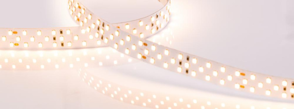 Лента RT 2-5000 24V Warm2700 3x2 (2835, 1260 LED, LUX) (Arlight, 27 Вт/м, IP20)