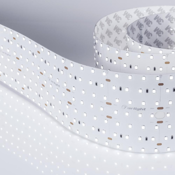 Лента S2-2500 24V White 5500K 85mm (2835, 560 LED/m, LUX) (Arlight, 40 Вт/м, IP20)