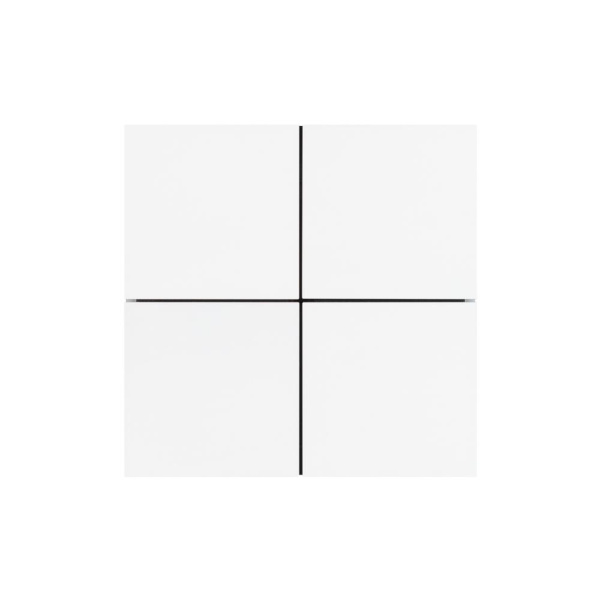 INTELLIGENT ARLIGHT Кнопочная панель KNX-304-23-IN White (BUS, Frameless) (IARL, IP20 Металл, 2 года)