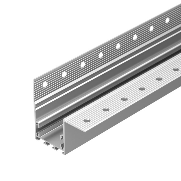 Профиль с экраном SL-LINIA32-FANTOM-EDGE-2500 ANOD+FROST (Arlight, Алюминий)