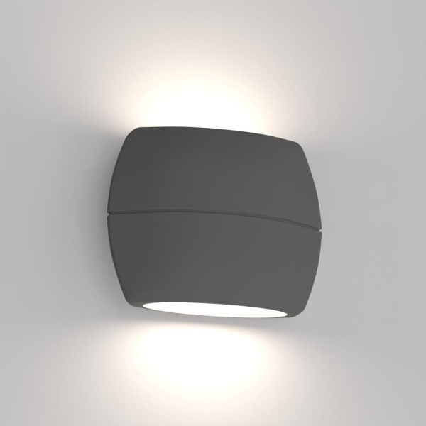 Светильник SP-WALL-VASE-S140x88-2x3W Day4000 (GR, 120 deg, 230V) (Arlight, IP54 Металл, 3 года)