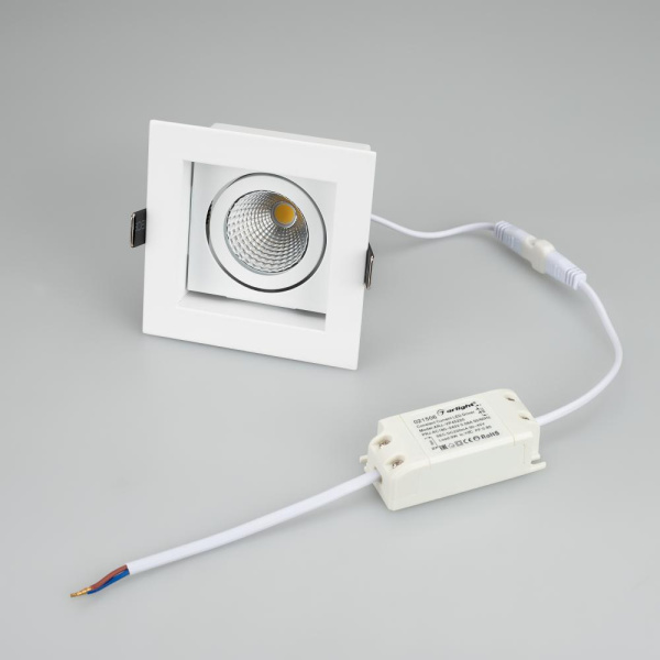 Светильник CL-KARDAN-S102x102-9W Day (WH, 38 deg) (Arlight, IP20 Металл, 3 года)