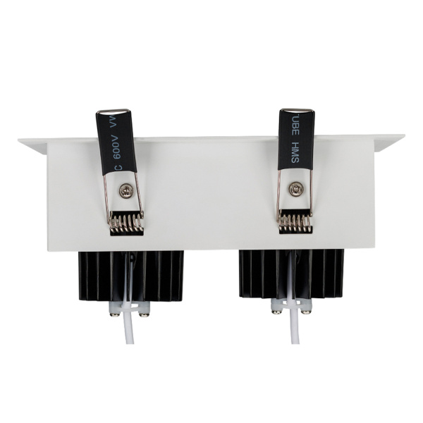 Светильник CL-KARDAN-S180x102-2x9W White (WH-BK, 38 deg) (Arlight, IP20 Металл, 3 года)