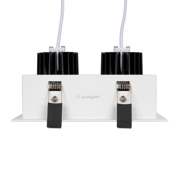 Светильник CL-KARDAN-S180x102-2x9W Day (WH, 38 deg) (Arlight, IP20 Металл, 3 года)