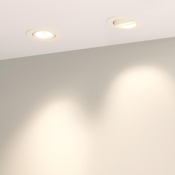 Светильник LTD-POLAR-TURN-R80-5W Warm3000 (WH, 36 deg, 230V) (Arlight, IP20 Пластик, 3 года)