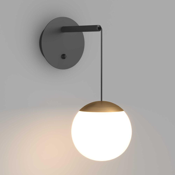 Светильник SP-BEADS-WALL-HANG-R130-6W Warm3000 (BK-GD, 180 deg, 230V) (Arlight, IP20 Металл, 3 года)