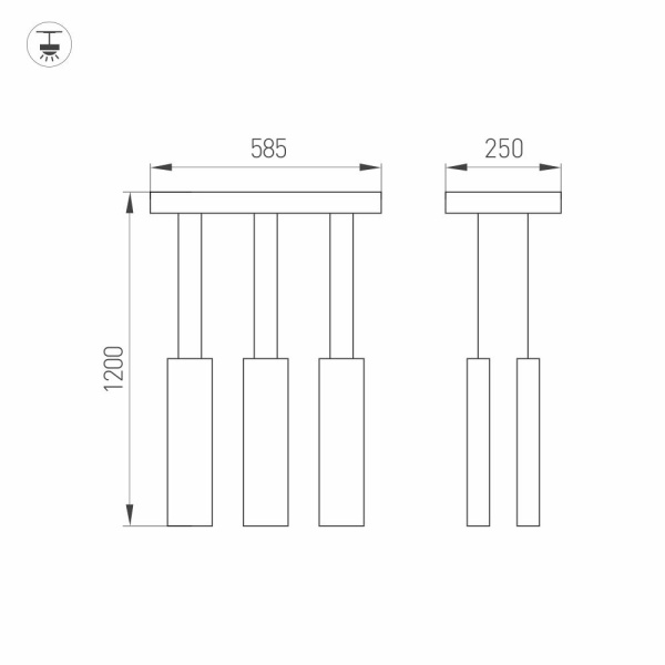 Светильник SP-LEGACY-S585x250-6x6W Warm3000 (WH, 34 deg) (Arlight, IP20 Металл, 3 года)