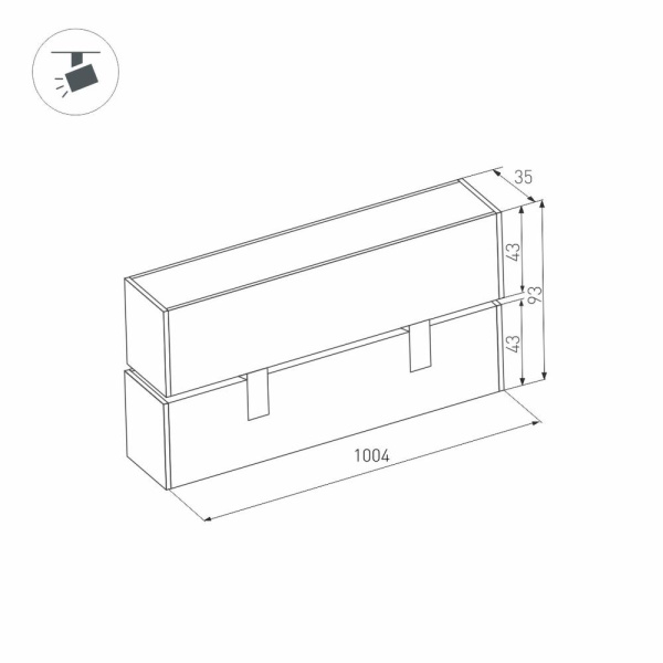 Светильник MAG-FLAT-FOLD-45-S1005-30W Day4000 (BK, 100 deg, 24V) (Arlight, IP20 Металл, 3 года)
