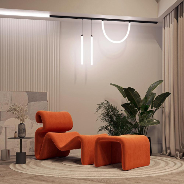 Светильник MAG-ORIENT-TUBE-HANG-L500-7W Day4000 (BK, 360 deg, 48V) (Arlight, IP20 Металл, 3 года)