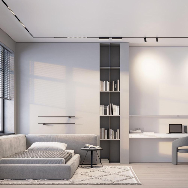 Светильник MAG-ORIENT-FLAT-FOLD-S230-12W Day4000-MIX (BK, 80 deg, 48V, DALI) (Arlight, IP20 Металл, 5 лет)