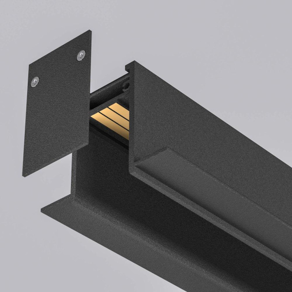 Трек встраиваемый MAG-TRACK-2538-F-2000 (BK) (Arlight, IP20 Металл, 3 года)