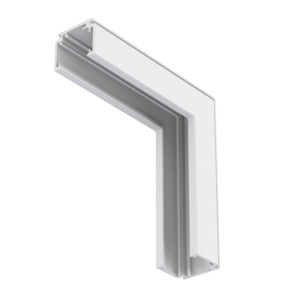 Коннектор угловой MAG-ORIENT-CON-2620-L90-INT (WH, внутренний) (Arlight, IP20 Металл, 3 года)