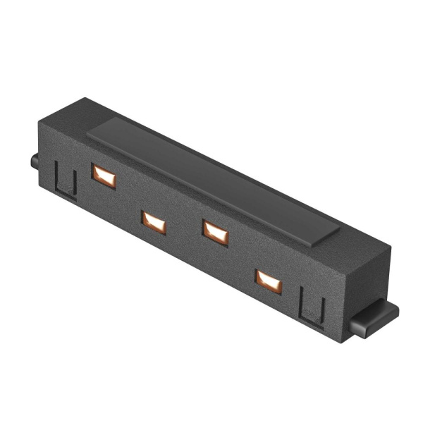 Коннектор прямой MAG-ORIENT-CON-I-POWER (BK) (Arlight, IP20 Пластик, 3 года)