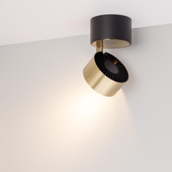 Светильник SP-PLURIO-SURFACE-R77-9W Warm3000 (BK-ABRS, 36 deg, 230V) (Arlight, IP20 Металл, 3 года)