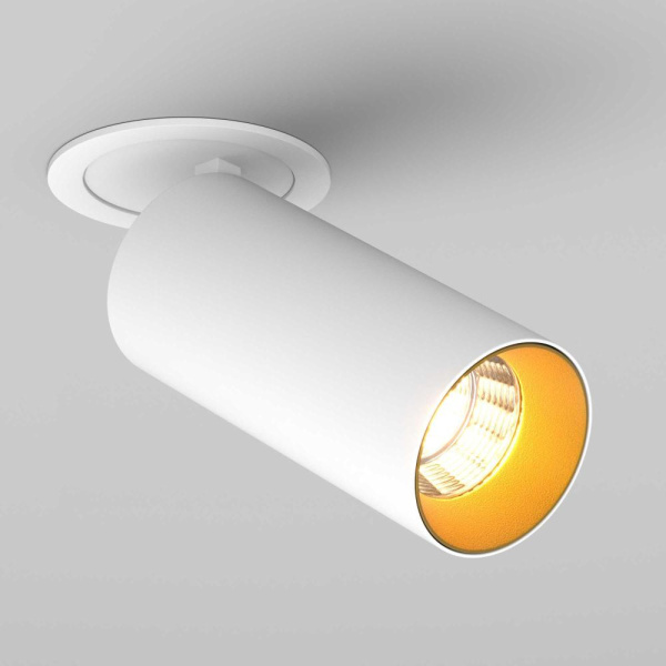 Светильник SP-POLO-BUILT-R65-8W White5000 (WH-GD, 40 deg) (Arlight, IP20 Металл, 3 года)