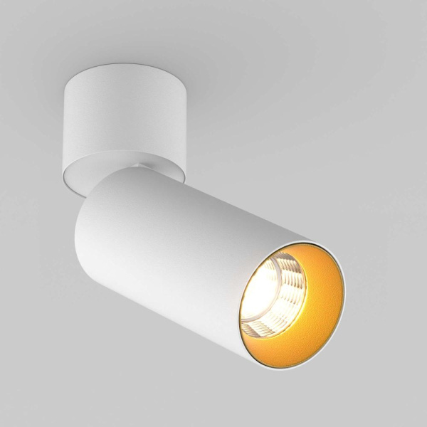 Светильник SP-POLO-SURFACE-FLAP-R65-8W White5000 (WH-GD, 40 deg) (Arlight, IP20 Металл, 3 года)