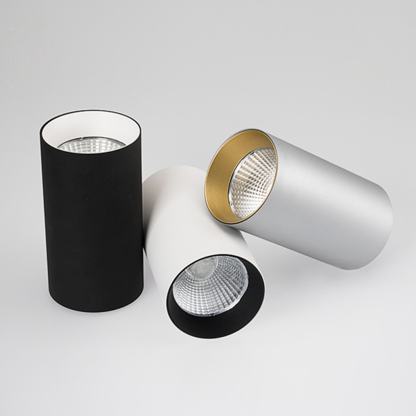 Светильник накладной SP-POLO-R85-1-15W Warm White 40deg (Silver, White Ring) (Arlight, Металл)