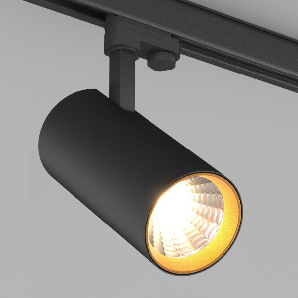 Светильник SP-POLO-TRACK-LEG-R85-15W Warm3000 (BK-GD, 40 deg) (Arlight, IP20 Металл, 3 года)