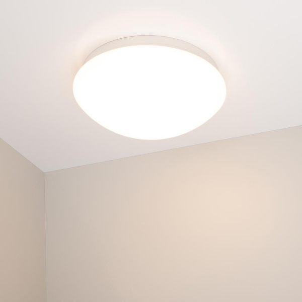 Светильник CL-MUSHROOM-R180-8W Warm3000 (WH, 120 deg, 230V) (Arlight, IP44 Пластик, 3 года)