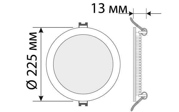 Светильник DL-225A-18W White (Arlight, Открытый)