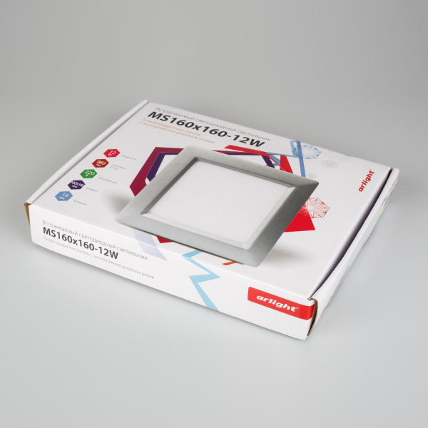 Светильник MS160x160-12W Day White (Arlight, -)