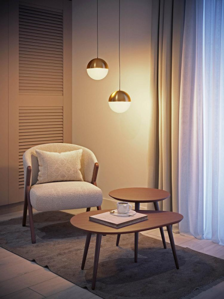 Светильник LGD-EMISFERO-TRACK-HANG-2TR-R150-11W Warm3000 (GD, 170 deg, 230V) (Arlight, IP20 Металл, 3 года)