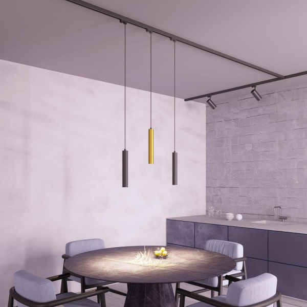 Светильник LGD-PIPE-TRACK-HANG-4TR-R50-9W Day4000 (GD, 40 deg, 230V) (Arlight, IP20 Металл, 3 года)