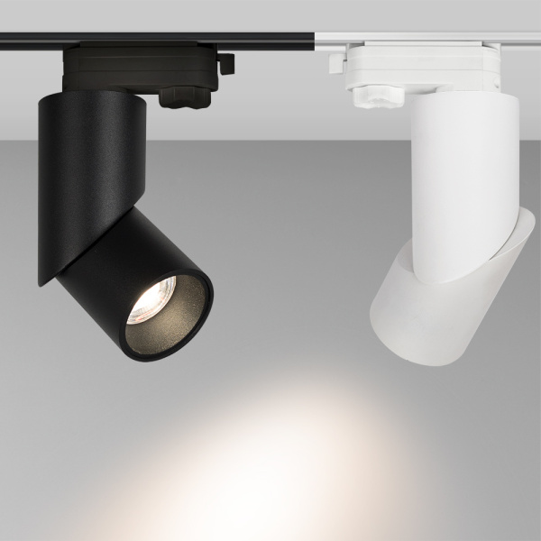 Светильник LGD-TWIST-TRACK-4TR-R70-15W Warm3000 (BK-BK, 30 deg, 48V, DALI) (Arlight, IP40 Металл, 3 года)