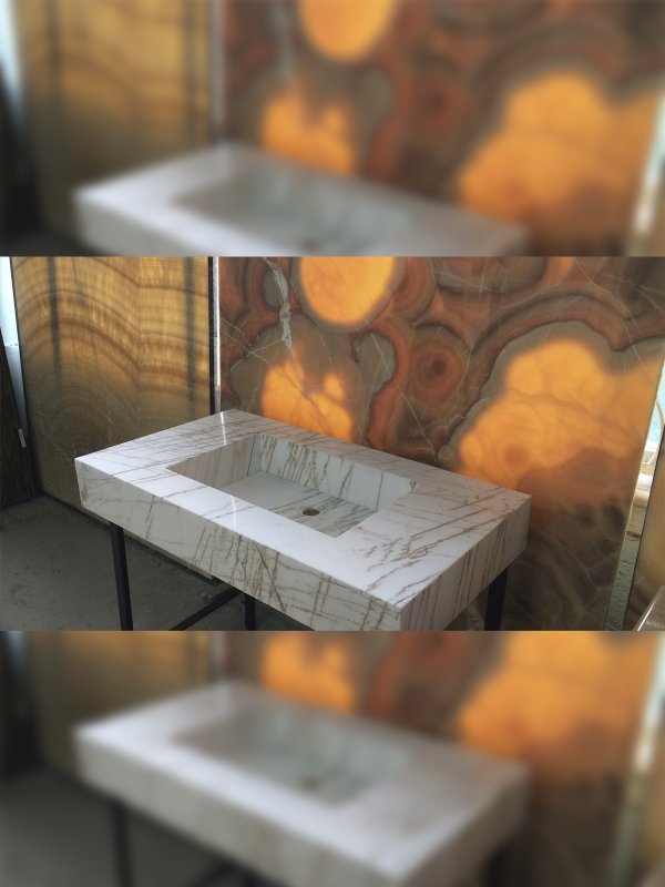 Столешница из натурального мрамора