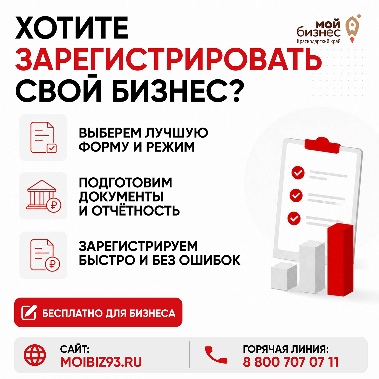 Фонд развития бизнеса Краснодарского края подготовил информационные материалы о мерах поддержки предпринимателей