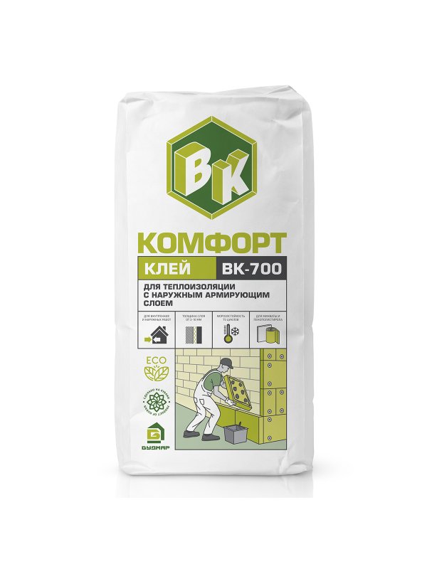 Смесь штукатурно-клеевая для теплоизоляции ВК-700