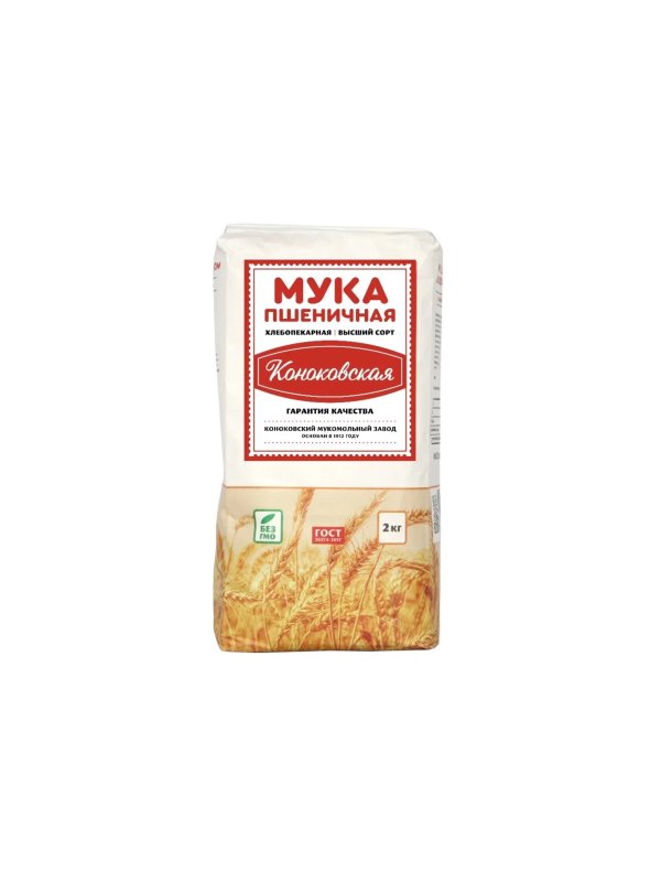 Мука пшеничная хлебопекарная  высший сорт 2кг