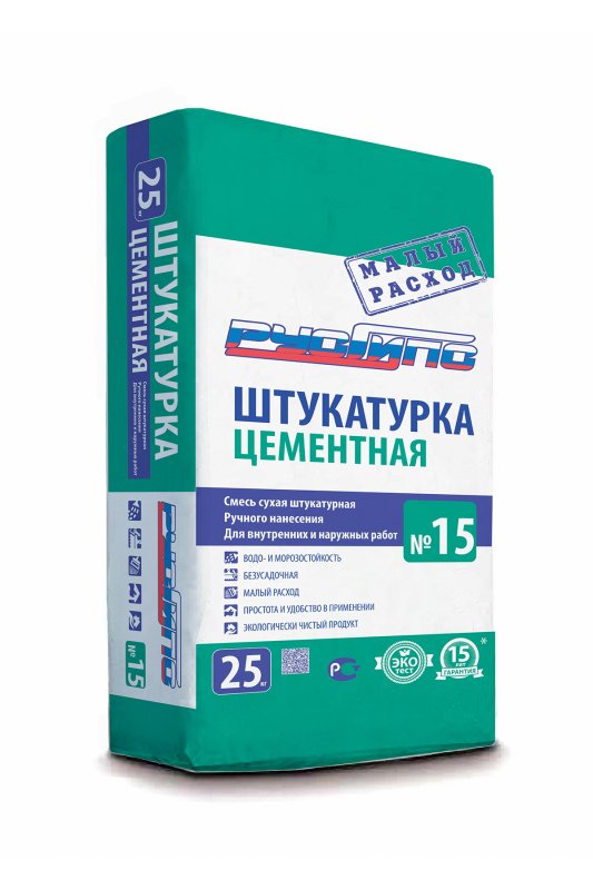 Смесь штукатурная цементная №15
