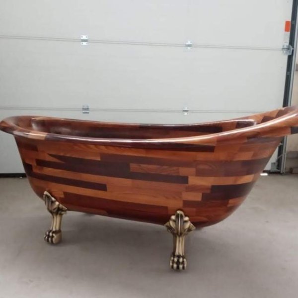 Ванны и раковины из дерева