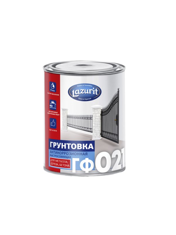 Грунтовка ГФ-021 антикоррозионная