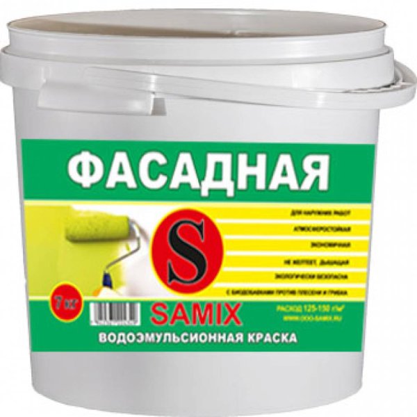 Краска в/д  фасадная
