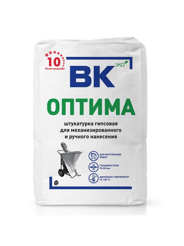 Штукатурка гипсовая универсальная ВК-421 г «Оптима»