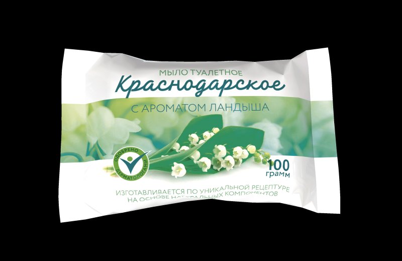 Мыло туалетное твердое «Краснодарское» с ароматом алоэ