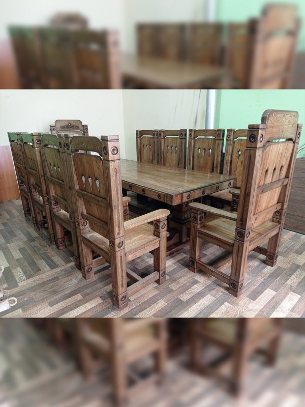 Деревянные столы, стулья, лавки из массива дуба, уличная мебель