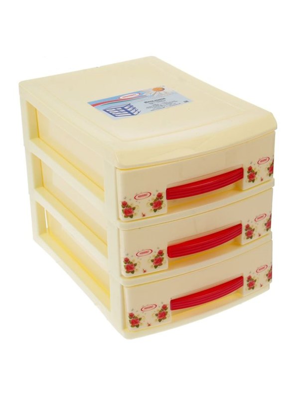 Мини комод 3-х Декор (Д180мм*Ш250мм*В205мм)